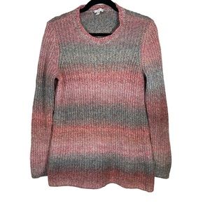 J. Jill Oversized Colorful Wool Sweater Size Small